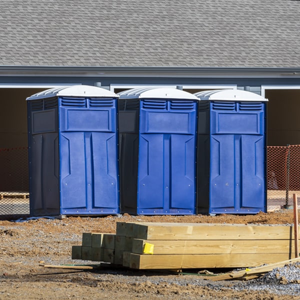 what is the maximum capacity for a single portable toilet in Cambrian Park CA